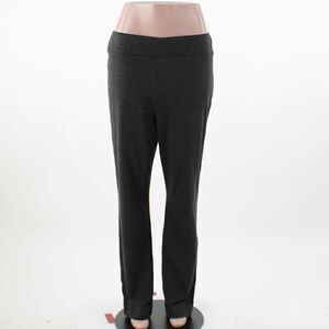 Kasper Plus Size Mid-Rise Pull-On Pants in Dark Gray
